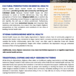 Mental Health in Context: Afghan Newcomers